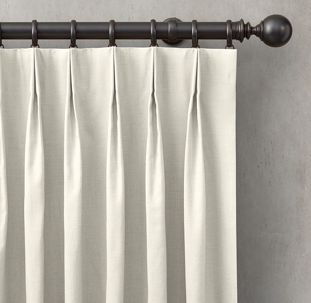 Inverted Pleat Drapes in Miami by Ford Window Treatments